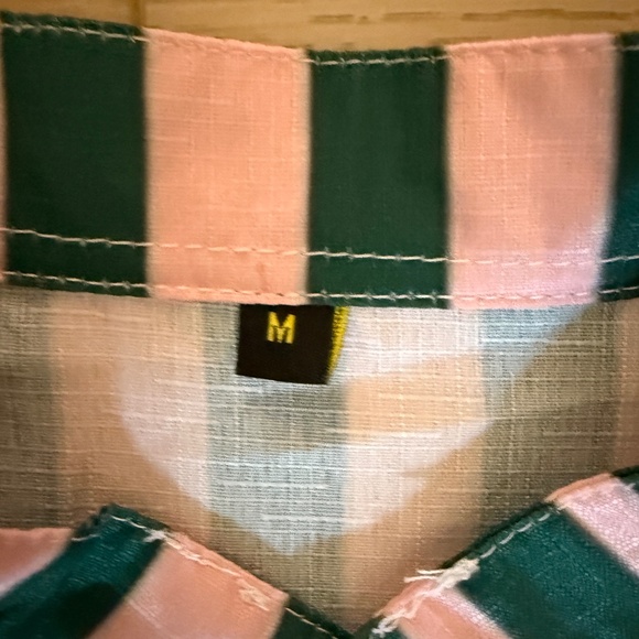 Portuguese Sardines Art Shirt Green/Pink Regular - Picture 6 of 7